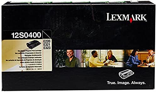 Lexmark 12S0400 - Cartuchos de tóner, color negro