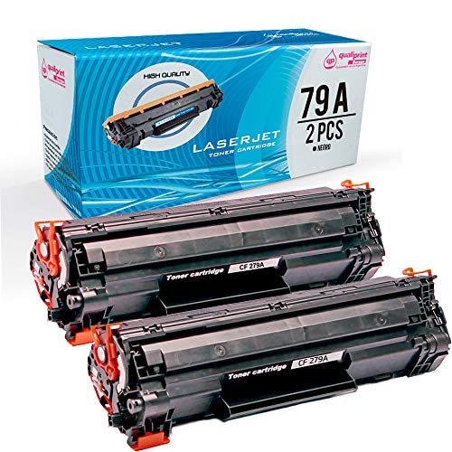 Qualiprint CP79AD 2 Cartuchos de Toner CF279A Compatible para impresoras HP Laserjet Pro MFP M26 M26nw M26a M12 M12w M12a