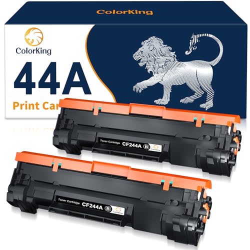 ColorKing CF244A Cartuchos de Tóner 44A Compatible para HP 44A para Toner HP Laserjet Pro M15w Pro M15a MFP M28w MFP M28a Impresora (2 Negro)